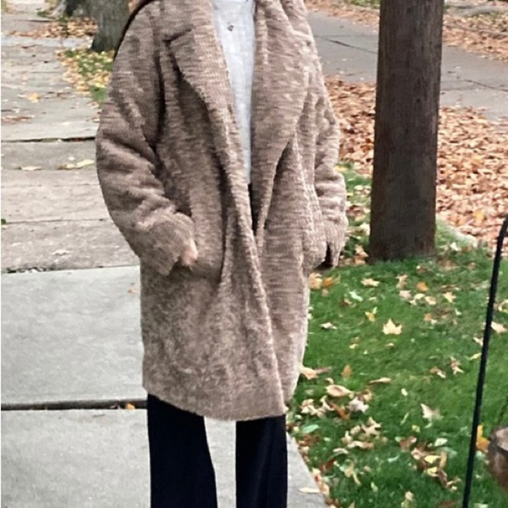 NWT Brown Faux Fur / Sherpa Winter Coat